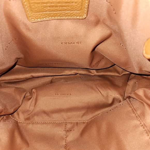 Coach Tan Leather Shoulder Bag - Picture 11 of 11